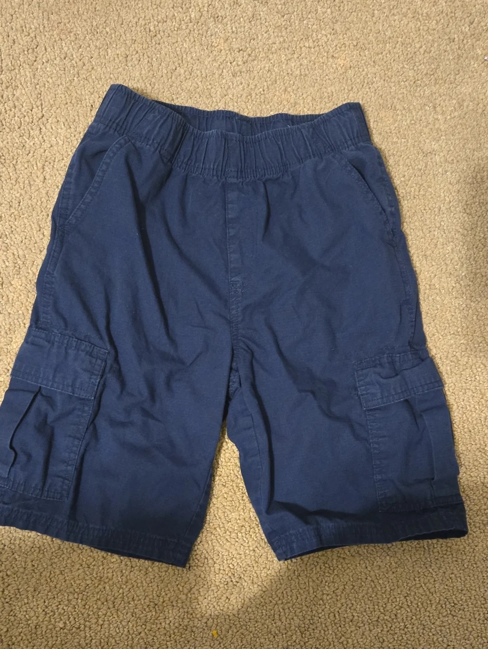 The Childrens Place Boys Navy Cargo Shorts